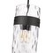 Z-Lite Fontaine 3 Light Pendant, Matte Black & Clear 3035P9-MB - alternate 7